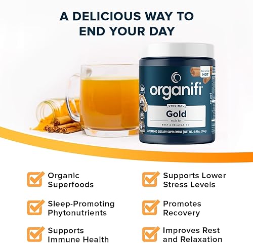 Miniatura 4 de Organización Gold  Superfood Suplemento polvo  30 días de suministro  Experiencia de sueño profundo Estimula el sistema inmunológico y la función