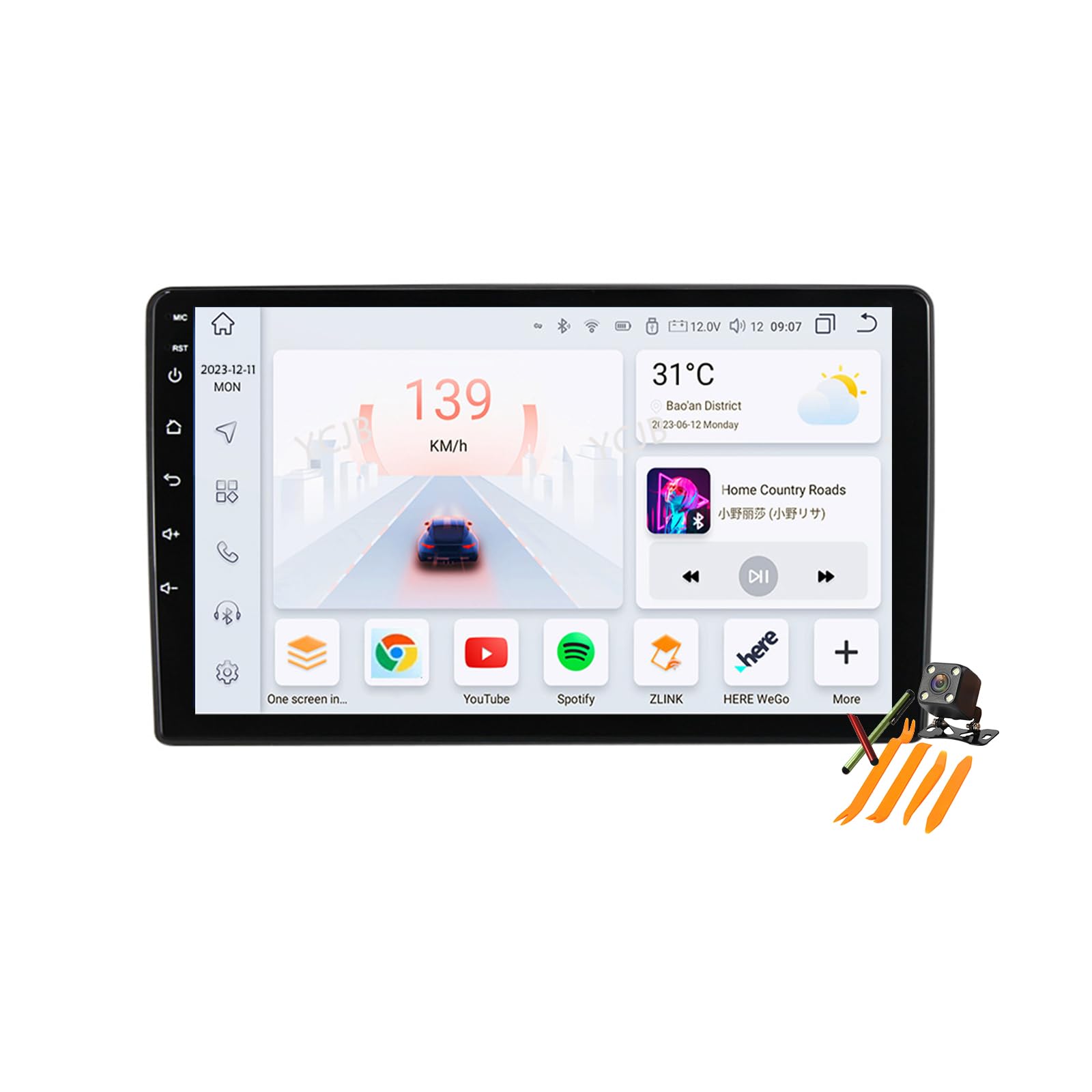 Radio 2 Din para Citroen Jumper 2 con Android 13 y pantalla de 9 pulgadas 8