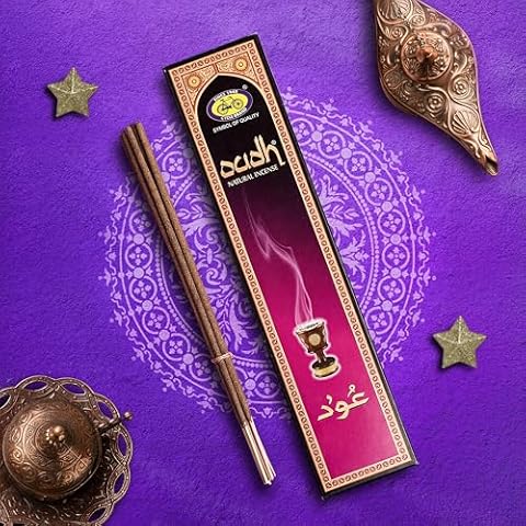 Cycle Brand Oudh Handcrafted Incense Sticks, 180 Sticks | 9" Inch Agarbatti Sticks with 50 Mins Burning time | Masala Incense Sticks for Relaxation, Rituals, Yoga & Meditation | 15 Sticks/Pack Cover