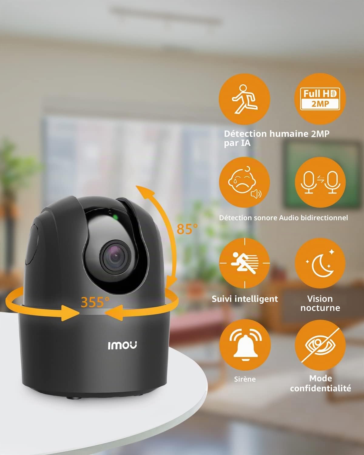 Mini caméra IP Imou Ranger 5 MP