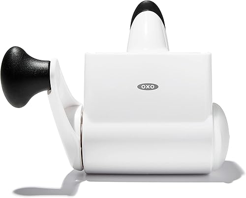 Miniatura 2 de OXO Good Grips Rallador giratorio y buen agarre grabado Zester y rallador