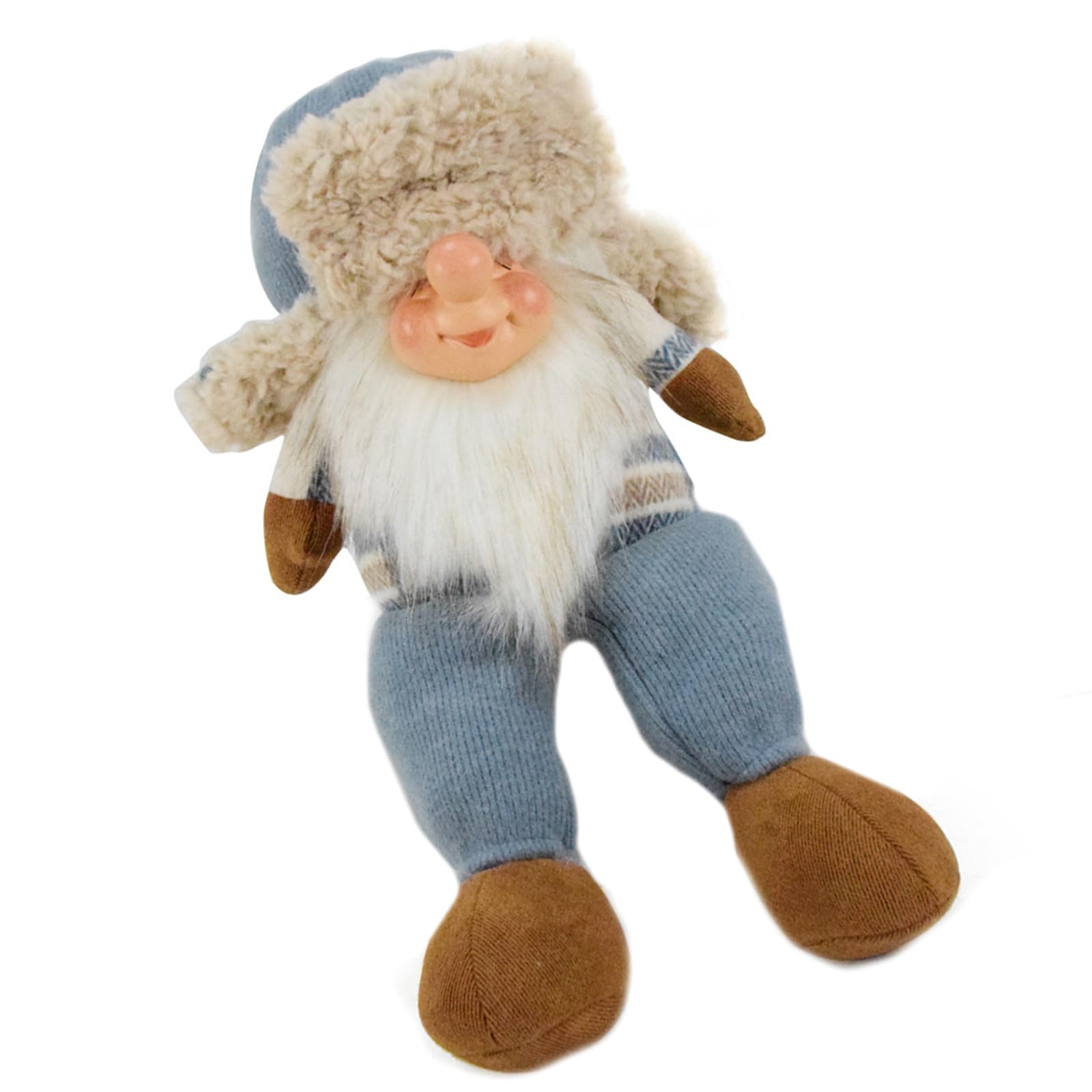 Hsioluted Christmas Dwarf Desk Ornament Plush Dwarf Christmas Party Decoration for Tiered Tray Home and Garden Decoration Swedish Tomte