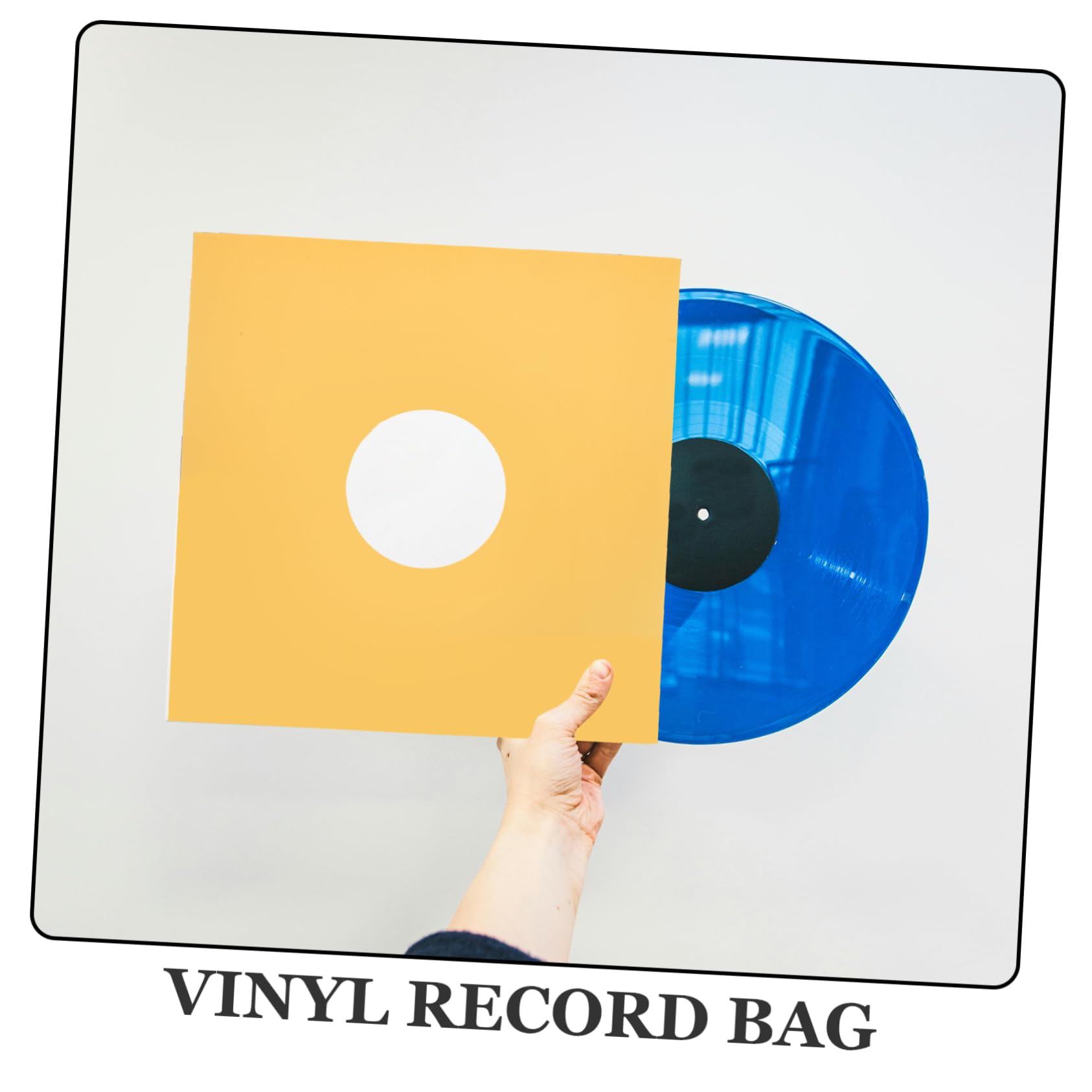 Yardwe 10stücke Schallplattenhüllen Schutzhülle Albumcover Schallplattentasche Schallplattenschutztasche Leicht Robust Verschleißfest Für Vinyl Record Schutz