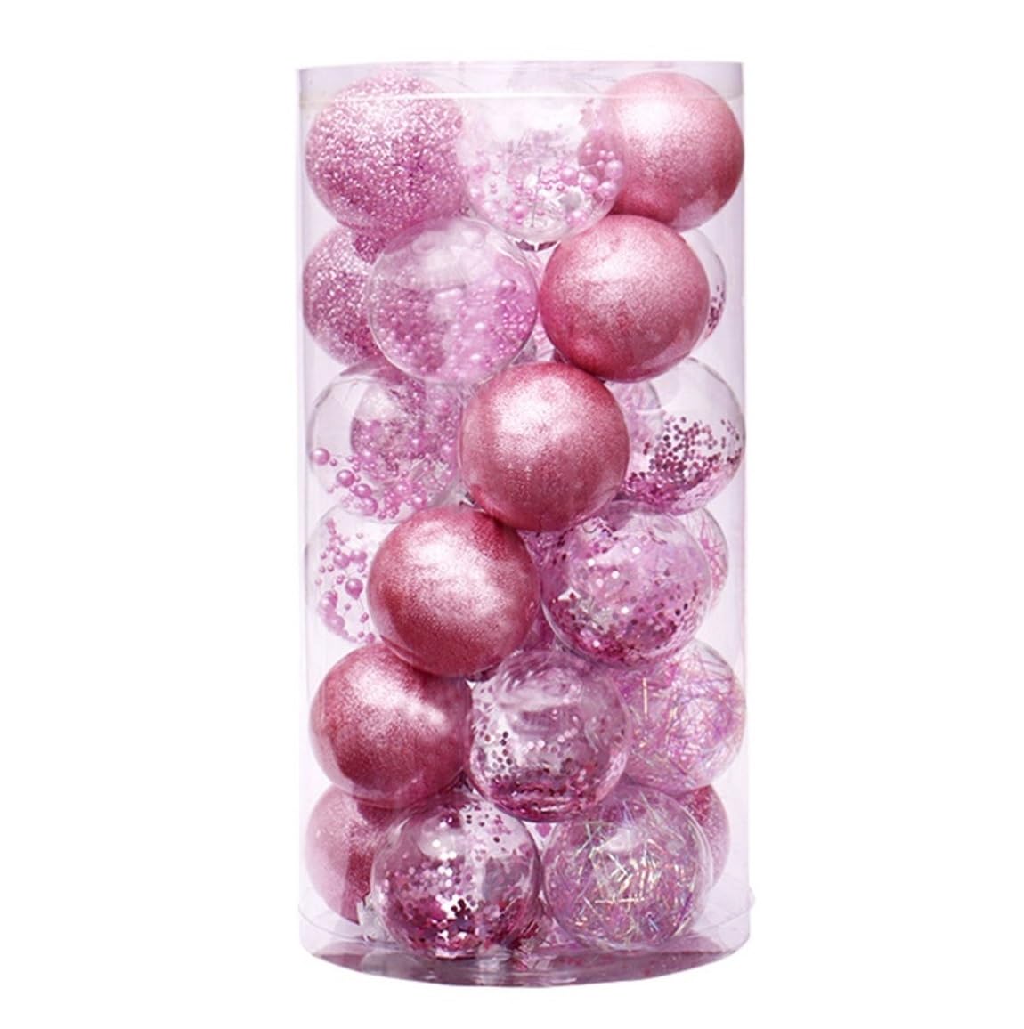 Set de Bolas de Navidad Bolas de Navidad 24 Uds. Bolas De Navidad De 2,36 Pulgadas, Adornos Navideños, Bolas De Navidad Inastillables Para Decoración Para Fiesta De Boda Y Vacaciones Bolas para Arbol