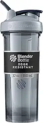 Coqueteleira BlenderBottle Pro Series para Shakes de Proteína e Pré-Treino, 946 ml, Pebble Gray