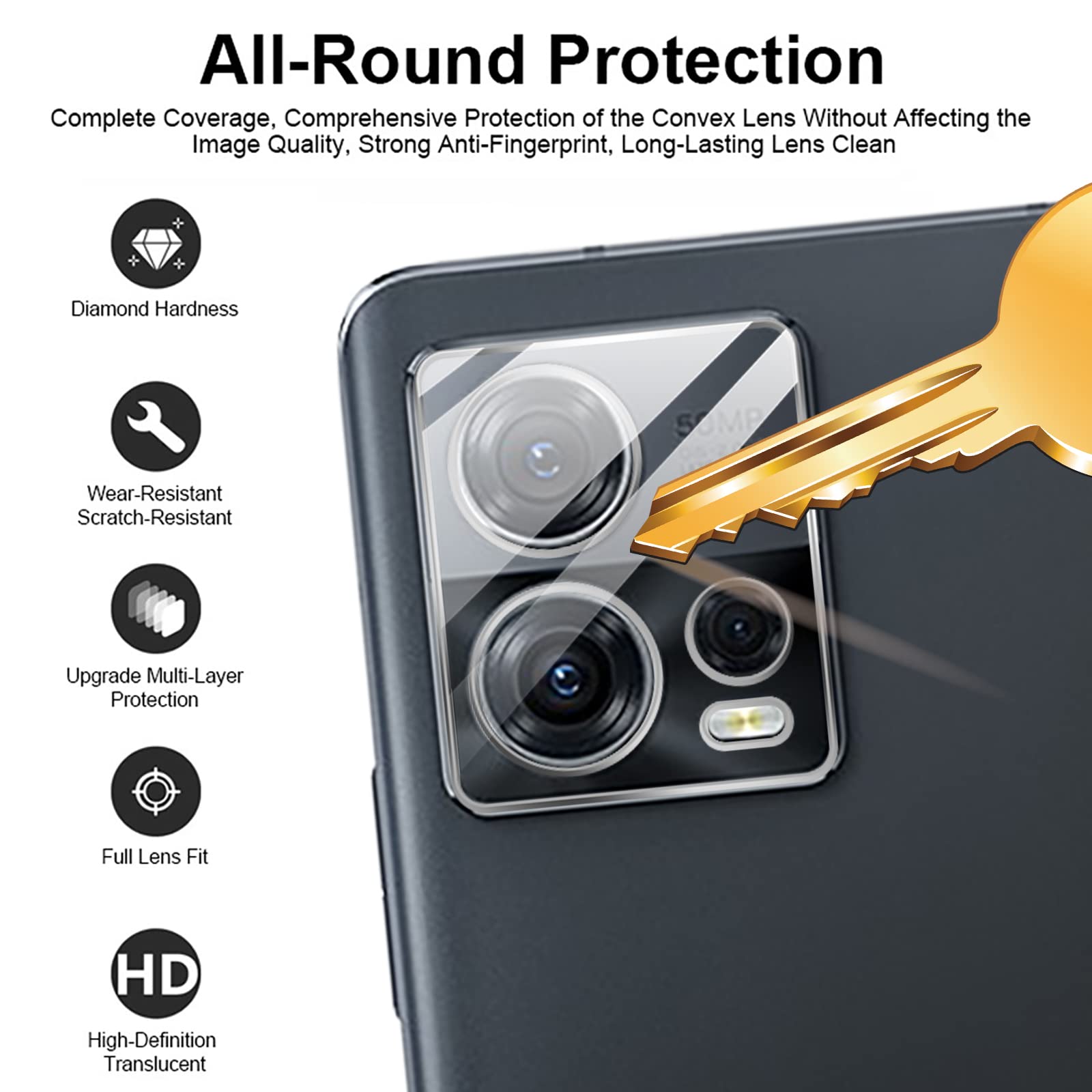 GIOPUEY [2+2 Pezzi Pellicola Prottetiva Compatibile con Honor 200