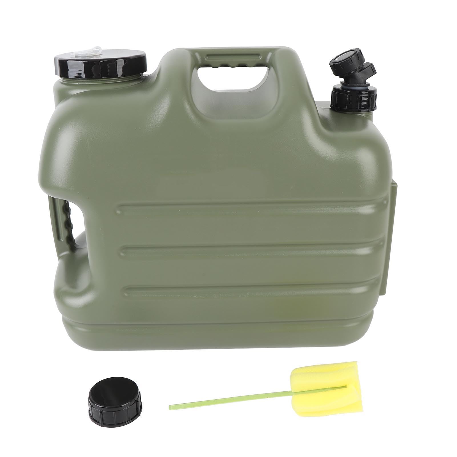 Camping-Wasserbehälter mit Zapfen, verdicktes PE, auslaufsicher, große Kapazität, Camping-Wasserspeicherkrug für Auto im Freien (25L)