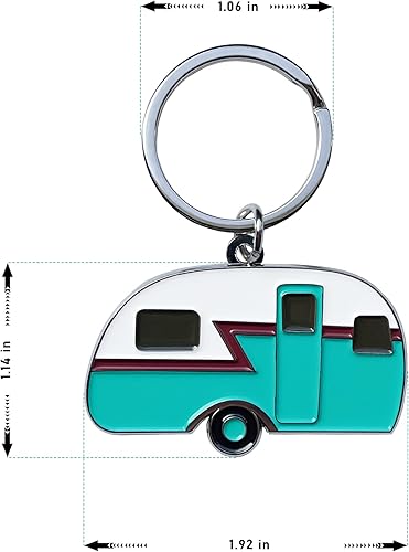 Miniatura 2 de COLIBROX Llavero RV Paquete de 2 llaveros para cámper Accesorios divertidos para acampar Regalo para propietarios de casas rodantes Regalos
