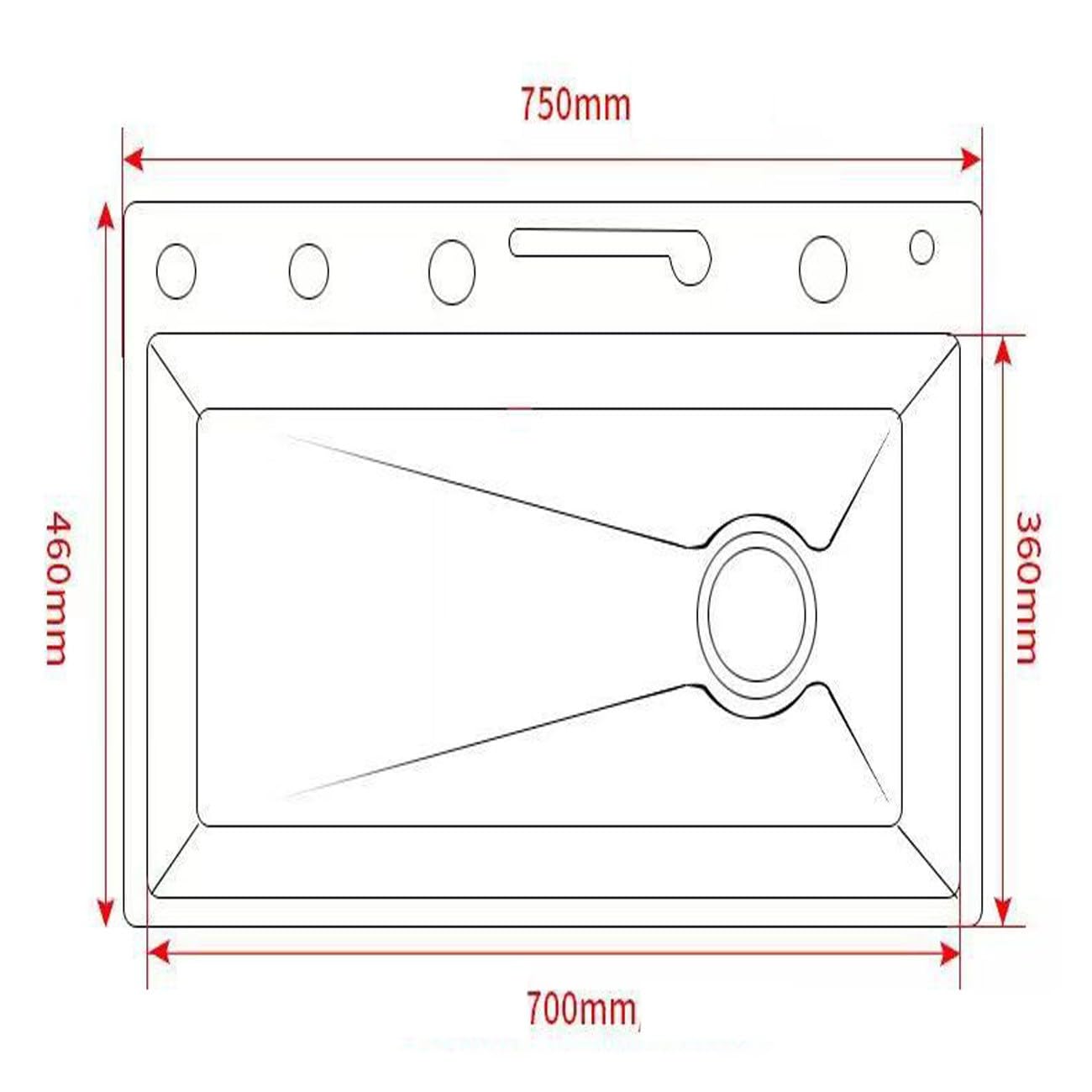 Évier Double Cascade avec Affichage LED, Lave-Tasses, Distributeur de Savon, mitigeur Cascade, Commandes sur Plan de Travail, etc. Poste de Travail pour évier de Cuisine.