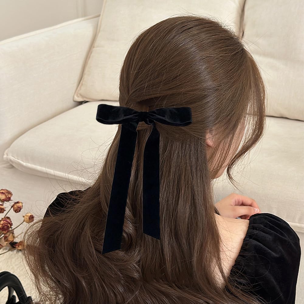 Amazon.co.jp: KDSSYFT ベロアリボン リボン ベロア ヘアアクセサリー