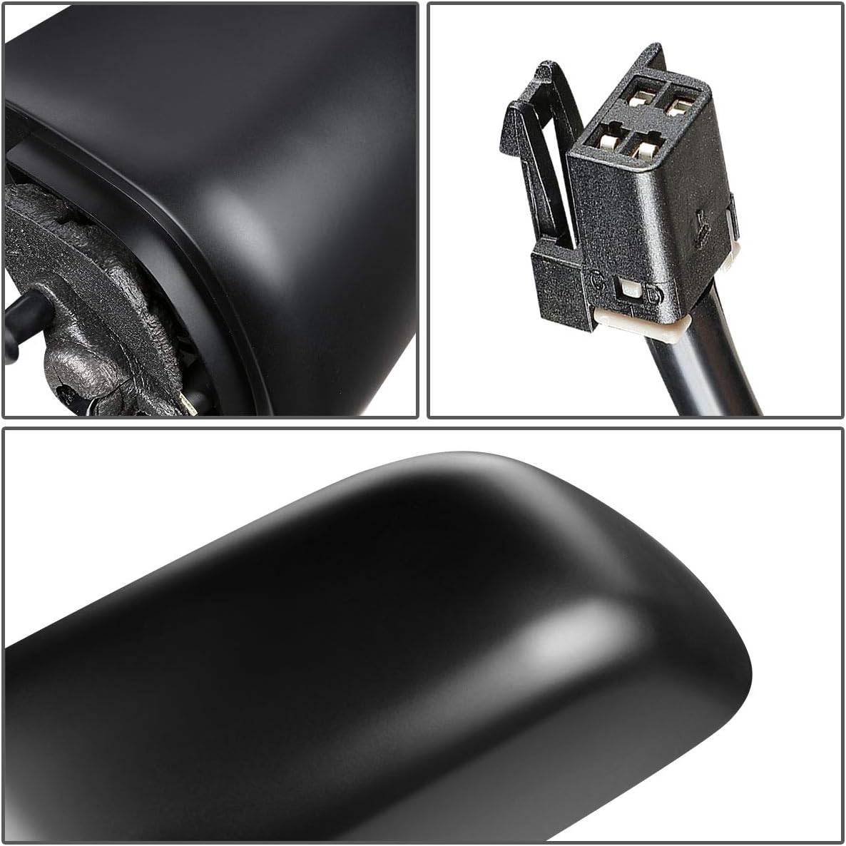 DNA Motoring OEM-MR-GM1320114 Factory Style Powered Left Side View Door Mirror