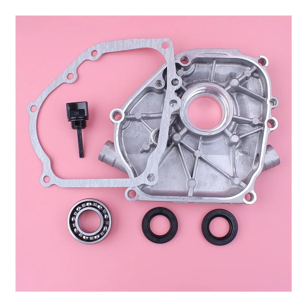 Junta de Tapa de cárter for H-nda GX160 GX200 GX 160 200 5.5HP 6.5HP Cojinete de cigüeñal Sello de Aceite Varilla de Nivel Pieza de Motor de cortacésped