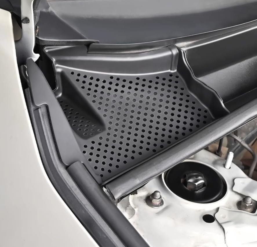 For Toyota RAV4 2019-2024 Silicone Front Engine Room Air Intake Outlet Guard Cover Trim 2pcs Car Accessories