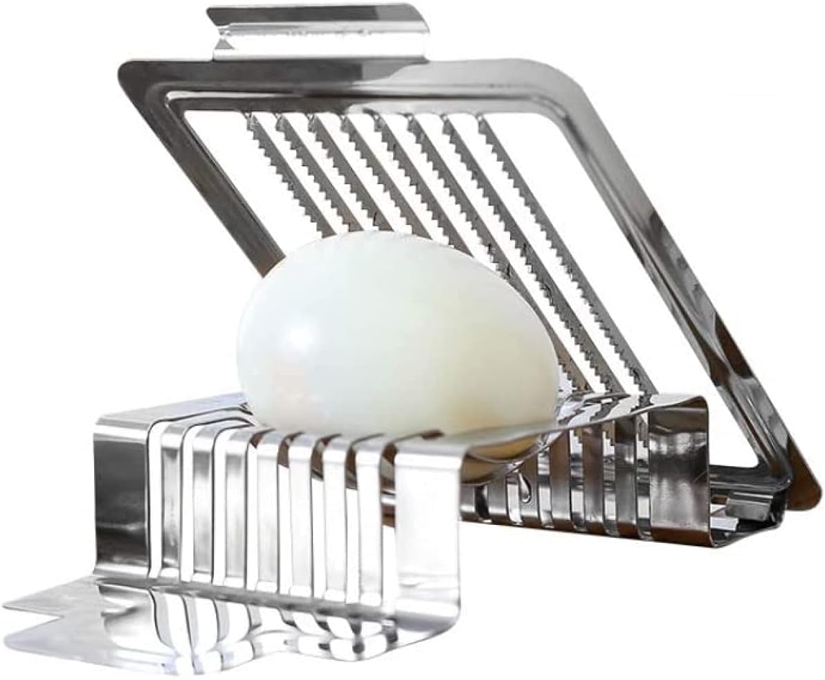Eierschneider Eierteiler Aus Edelstahl, Eierschneider 2 In 1 Scheiben Und Wedges Küchengeräte Für Eier, Eierteiler, Geeignet Für Die Gastronomie Profiküchen