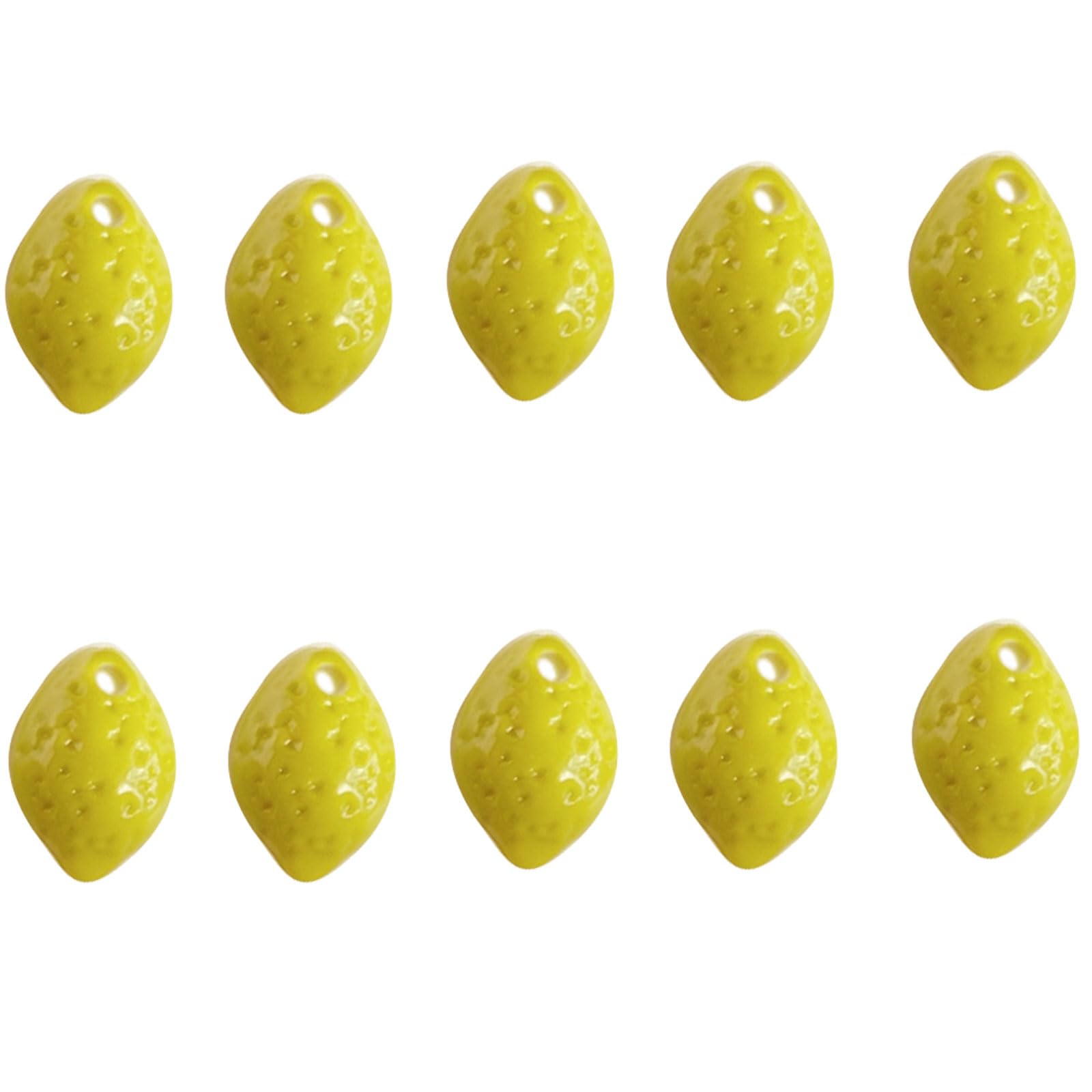 Xjdzineq Assorted Fruit Lemon Beads for and Classroom Projects Fruit Lemon Craft Beads