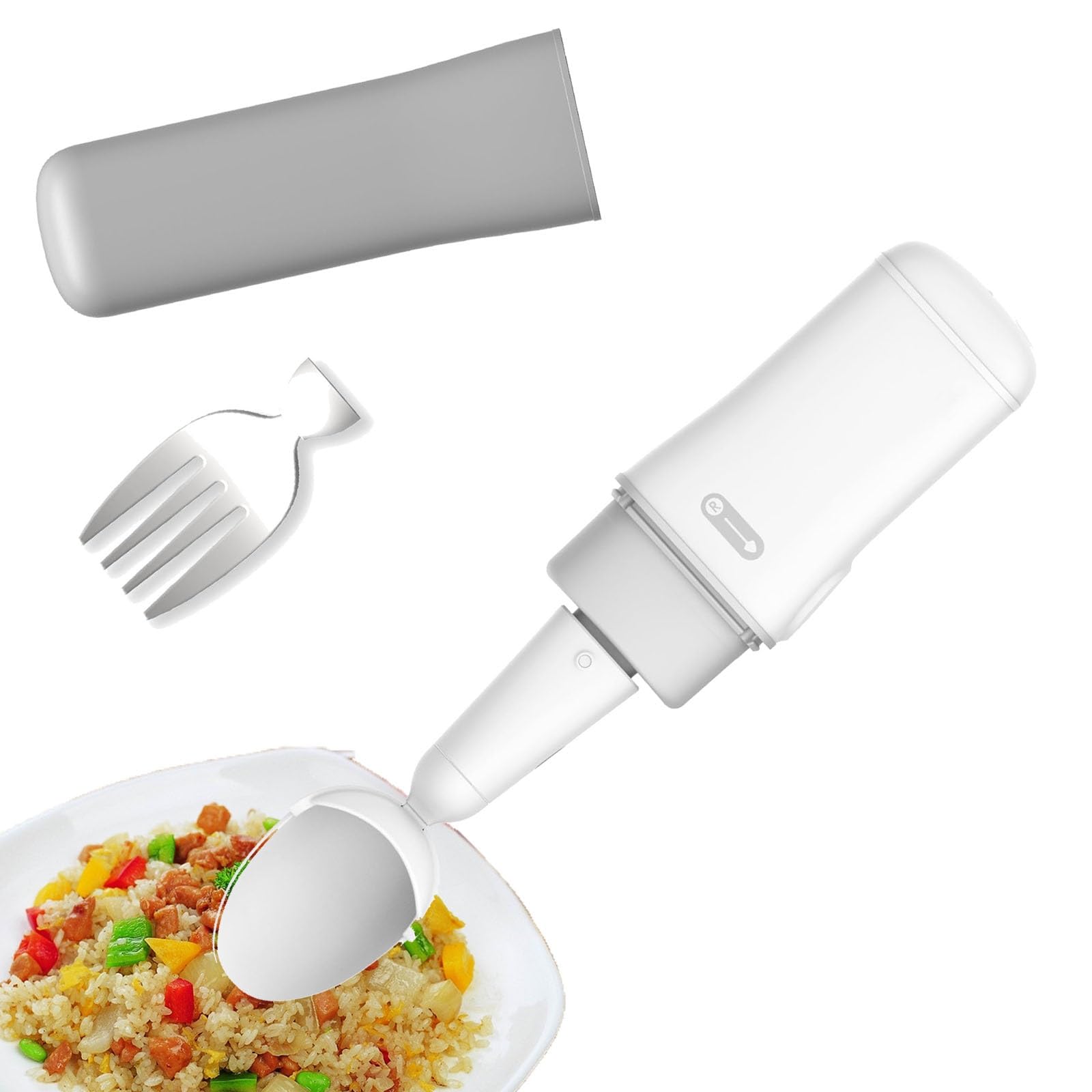 Cuchara antivibración para ancianos y discapacitados, utensilio de alimentación constante para temblores esenciales, ayuda alimentaria adaptativa para personas mayores