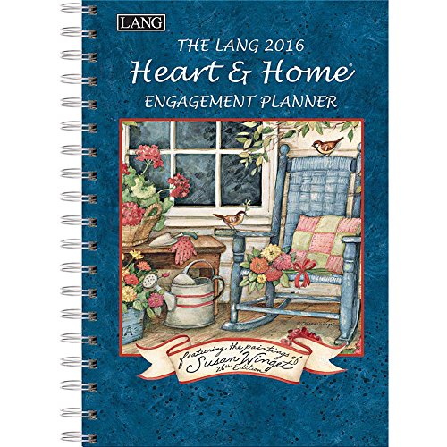 Lang Heart and Home 2016 Engagement Planner, Spiral Bound by Susan Winget, January to December 2016, 6.25 x 9 Inches (1011085)