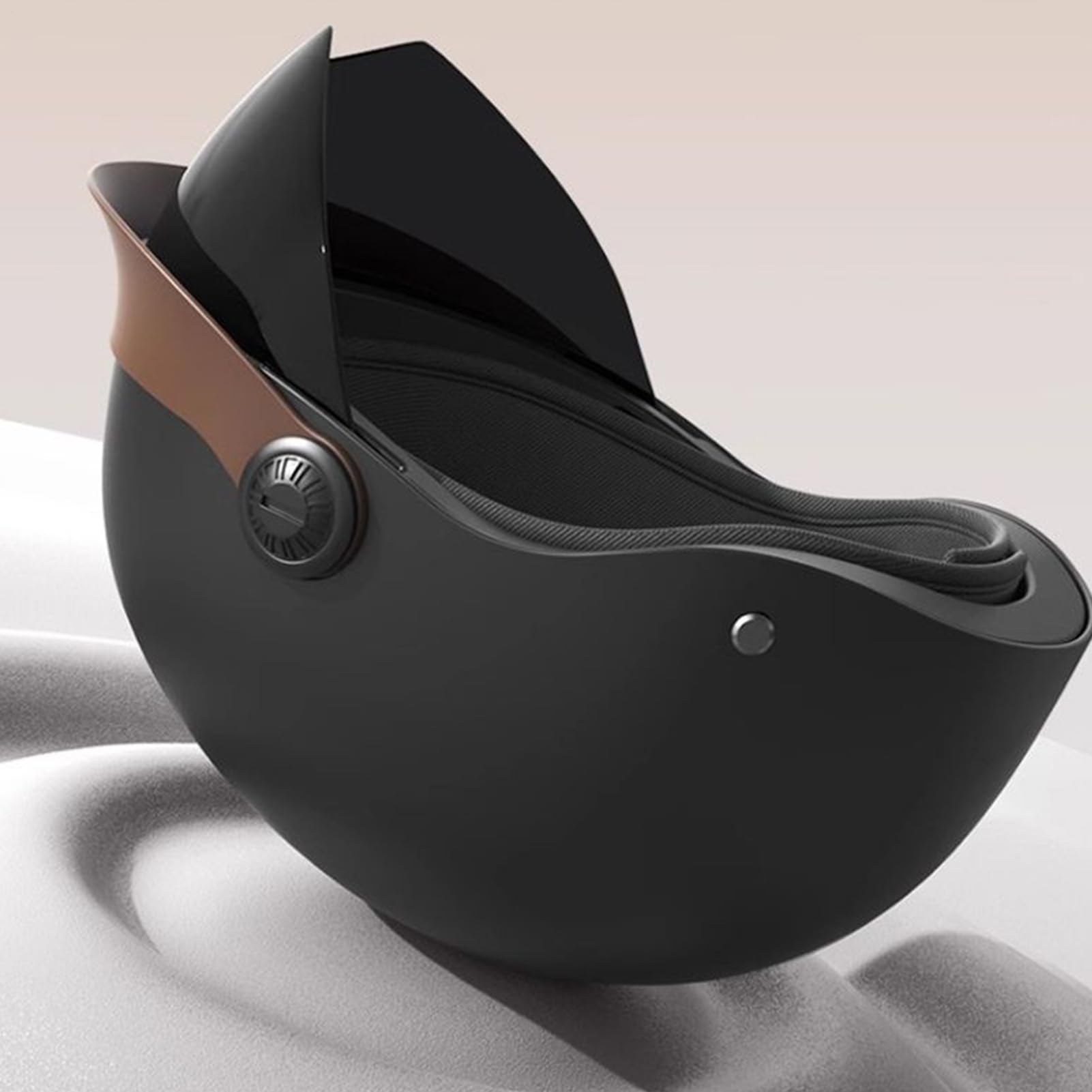 Casco per scooter, 54 – 62 cm, casco jet ABS, visiera per scooter, casco da skater, ventilazione, facile da skateboard, per bicicletta, skateboard, scooter, bambini, adulti