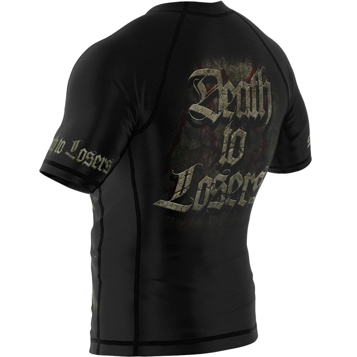 SMMASH The Choker Rashguard T-Shirt Fonctionnel à Manches Courtes pour Homme, Respirant et léger, Haut de Sport pour MMA, Krav MAGA, BJJ, K1, Coupe ajustée, fabriqué dans l'UE