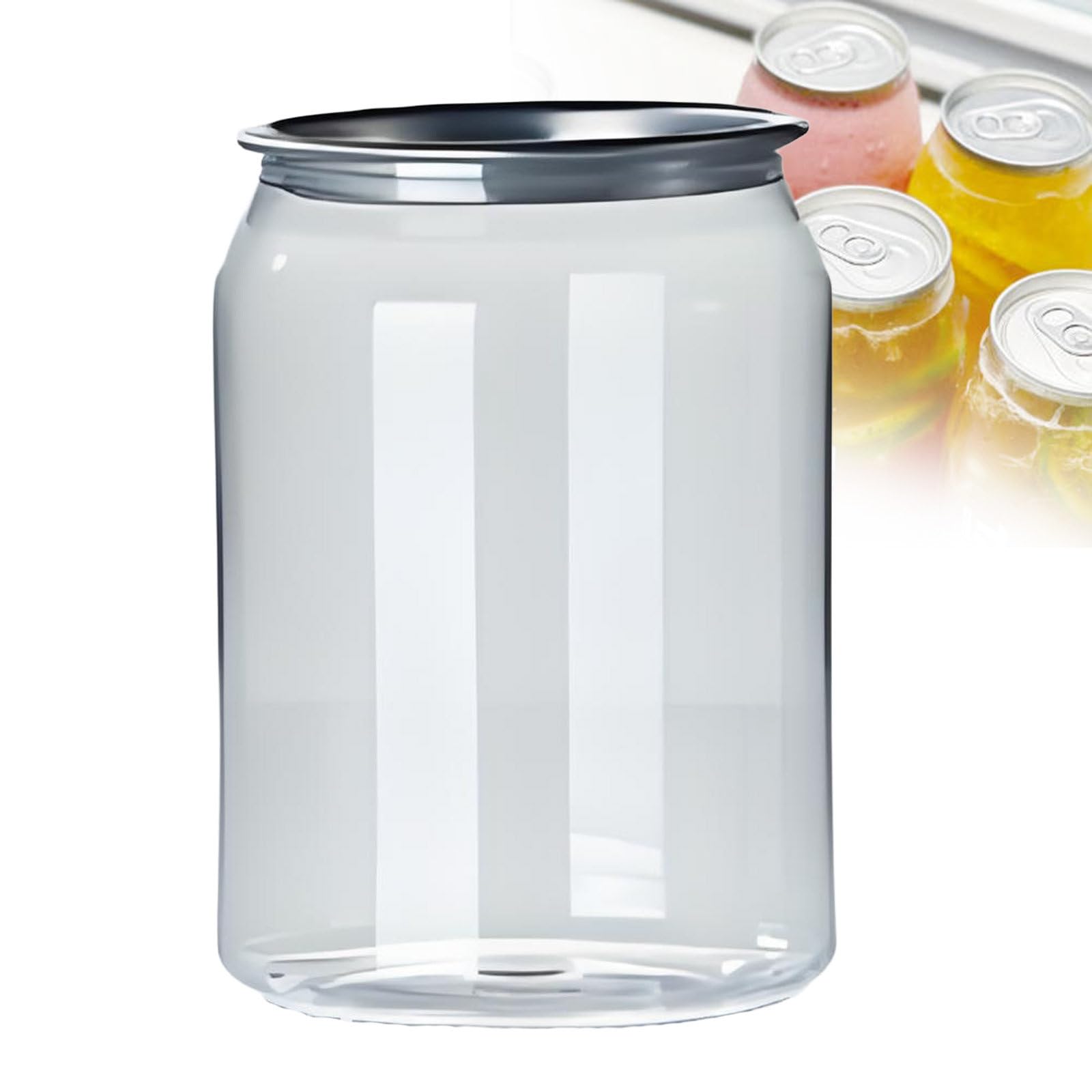 Jednorazowe przezroczyste plastikowe butelki na napoje PET, szczelne kubki z aluminiowymi nakrętkami, kompatybilne z automatycznym zgrzewarką do kubków/puszek, pojemność 250 ml