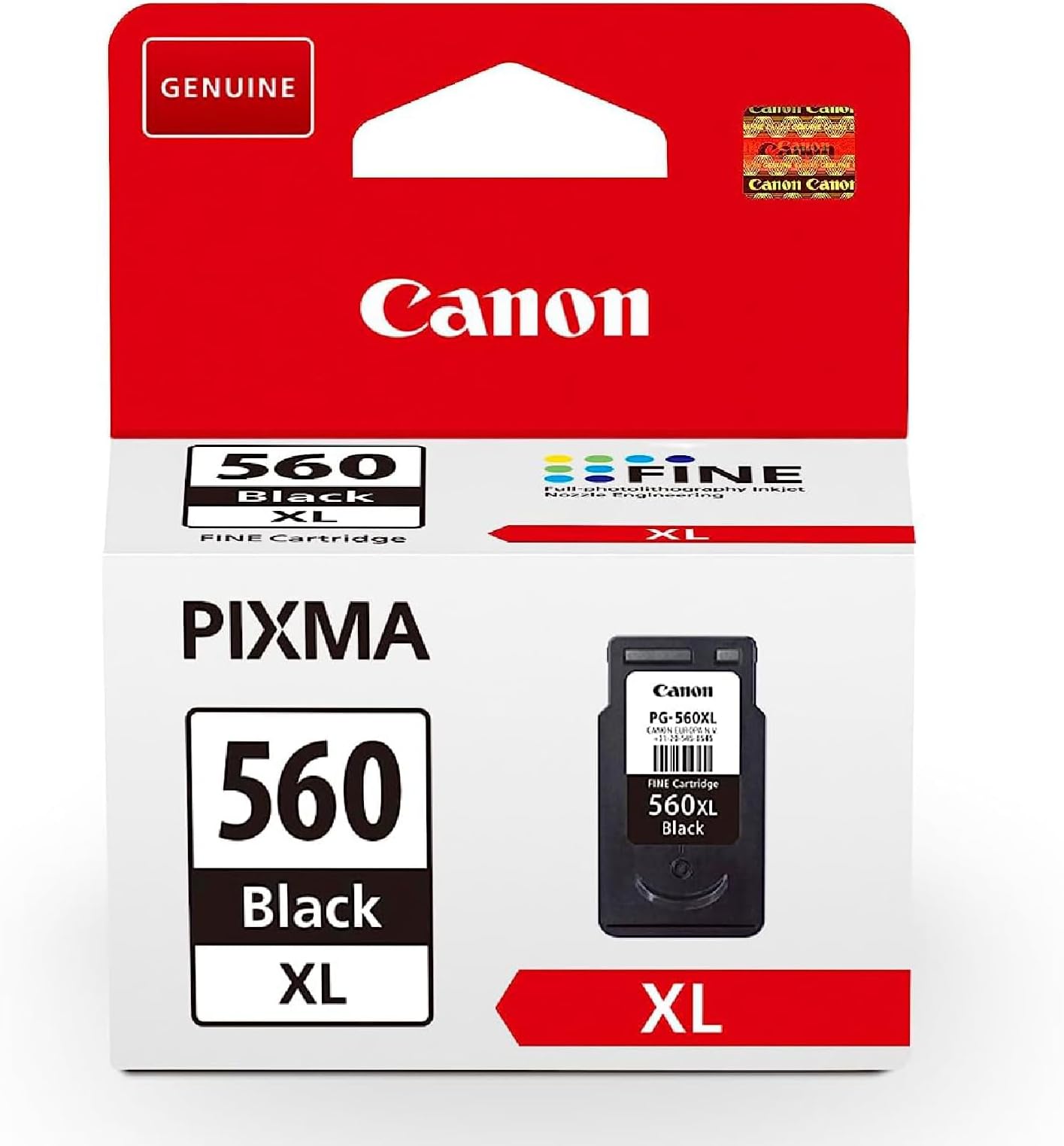 Ink - PG-560XL High Yield Genuine Black Printer Ink Cartridge - Prints Up to 400 A4 Pages (1 x Cartridge)