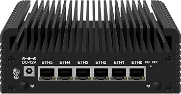 جهاز جدار الحماية Mini PC ، Intel Celeron N150 Quad Core 6xIntel I226 2.5G Type-C Ethernet VPN Router PC AES-NI 2 * NVMe 2 * SATA3.0 بدون مروحة DDR5 HDMI * 2