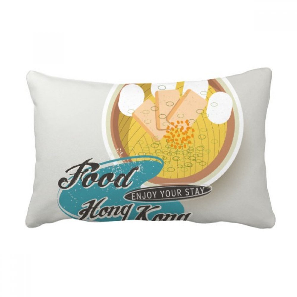 Hong Kong Ramen oreiller lombaire multicolor idée cadeau originale de décoration