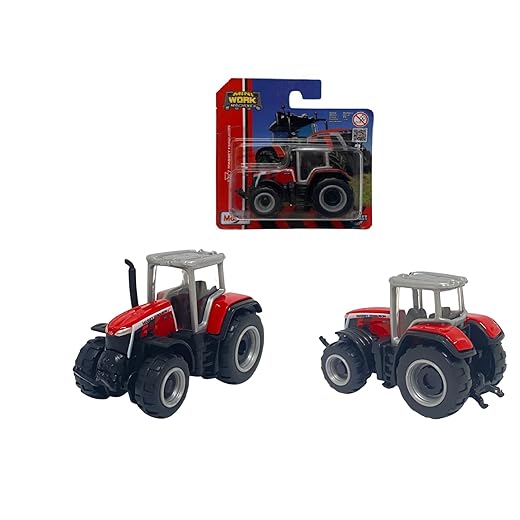 Trator Massey Ferguson - Mini Work Machines - 1/64 - Maisto