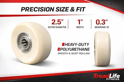 Miniatura 3 de TreadLife Fitness Rueda elíptica - Número de pieza 286547 - Compatible con varias elípticas épicas (modelos listados)