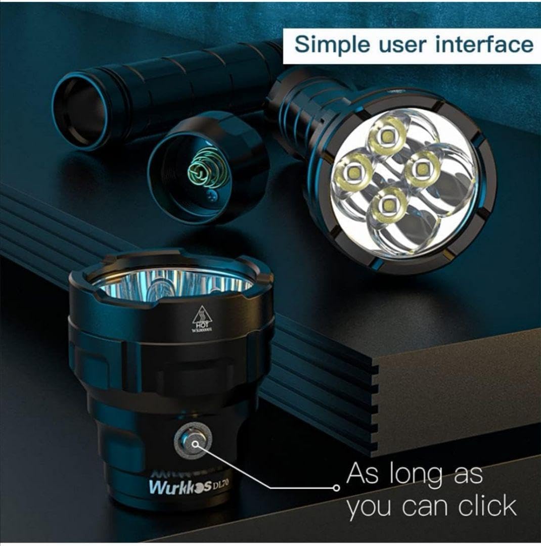 最終値下げ Wurkkos ダイビングライト DL70 防水 充電式ライト