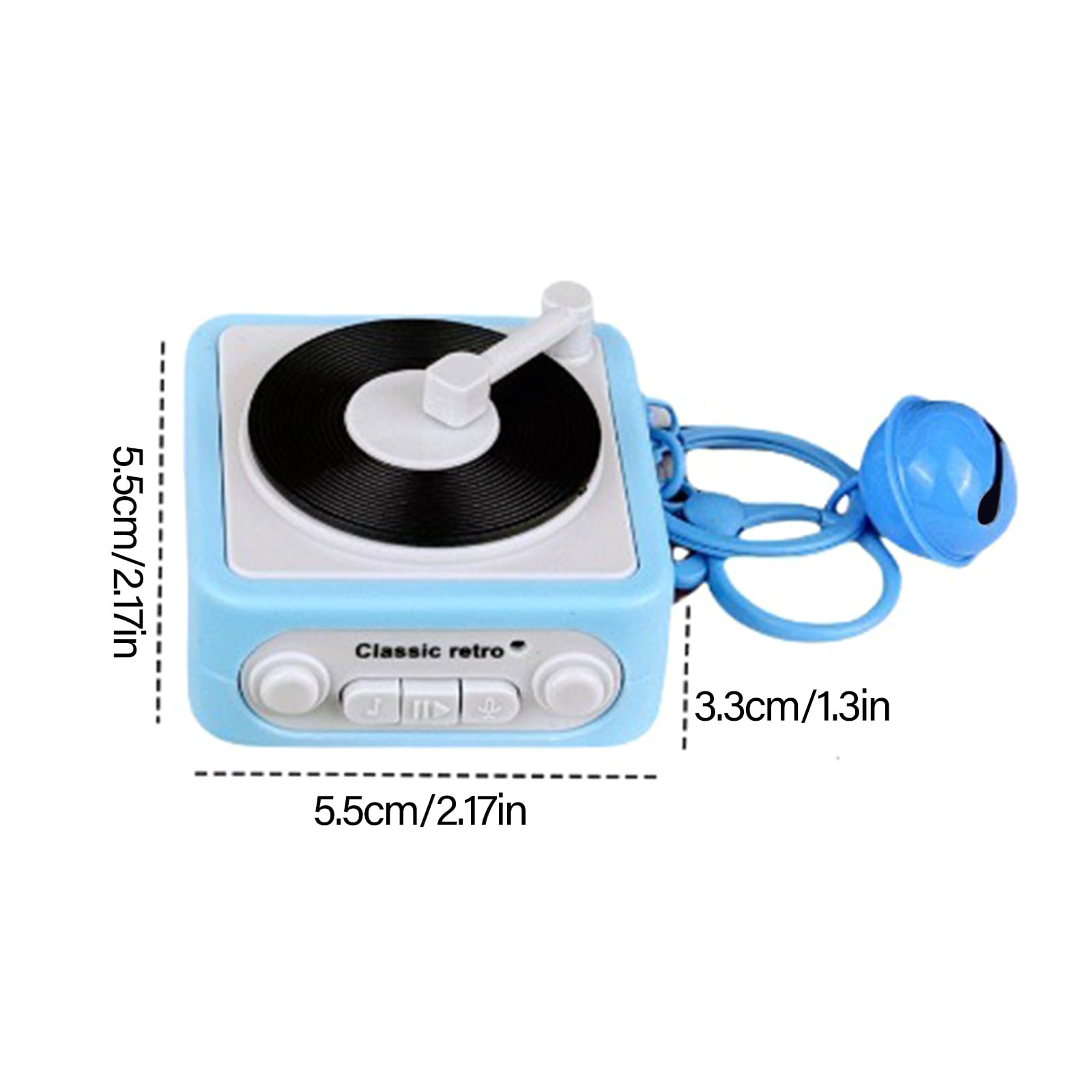 Amazon | 録音可能な蓄音機音楽ボックスレコーダー3Songsと音声録音を
