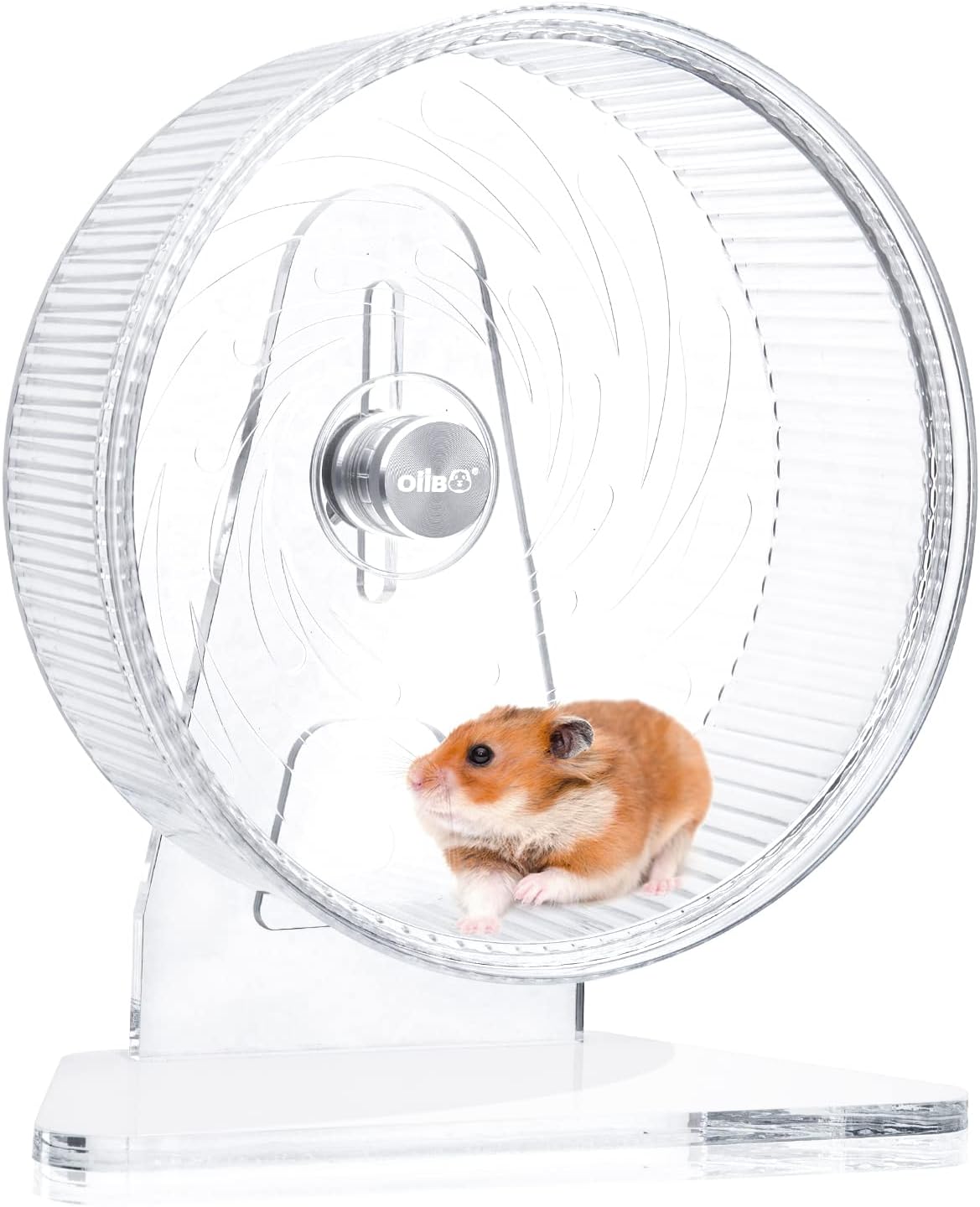 Buy OIIBO Super Silent Hamster Running Wheel, Large Hamster Wheel Super Wide Round Runway, Quiet
