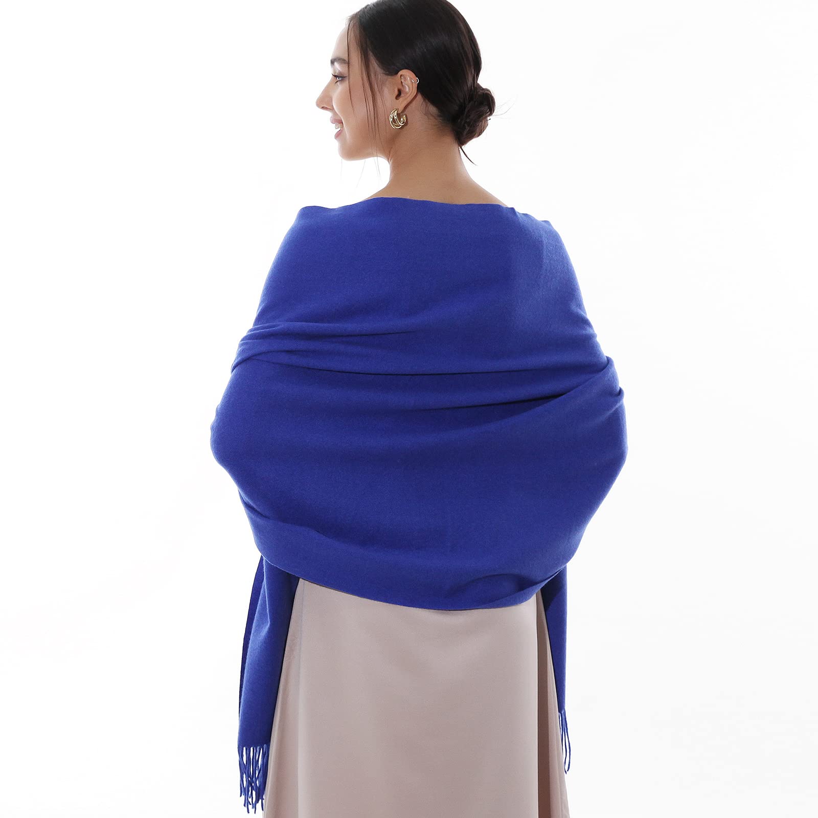 RIIQIICHY Sciarpa Donna Invernale Pashmina Scialle Caldo Stola Elegante per Abito da Sposa Cerimonia Donna