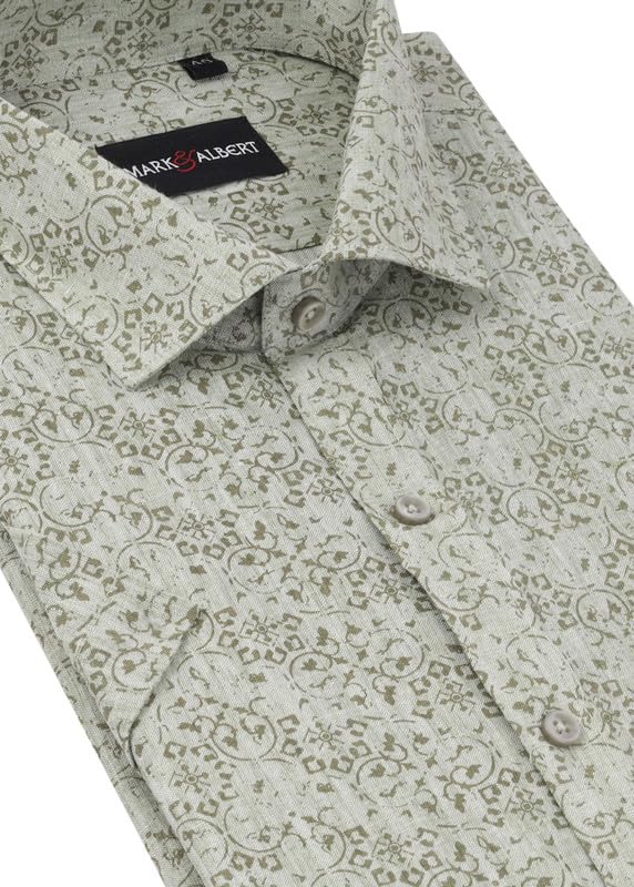 Image of Men's Half Sleeve Linen Shirt