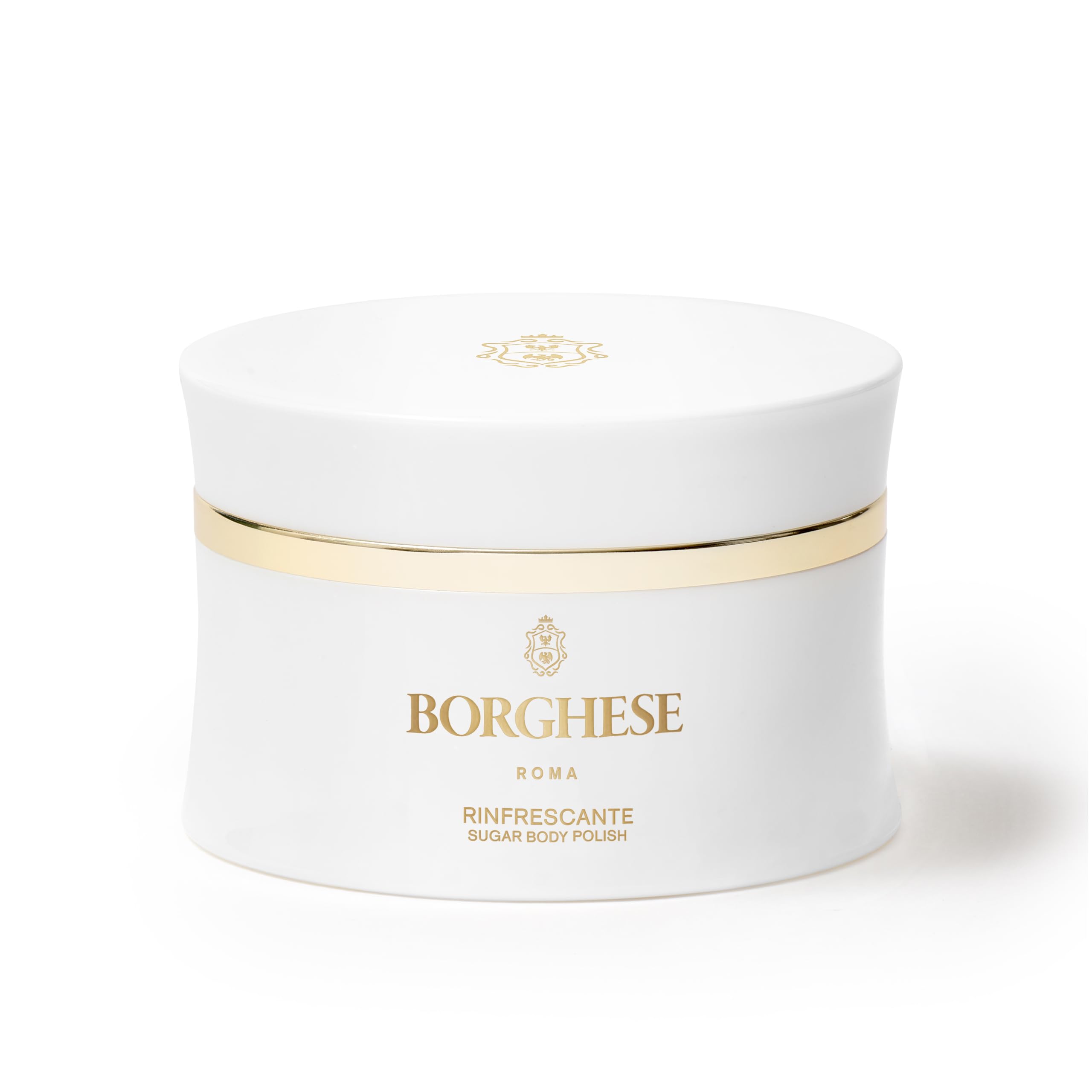 Borghese Rinfrescante Sugar Body Polish - Exfoliating Sugar Body Scrub with Coconut Oil & Vitamin E for Hydration, for All Skin Types, Scented