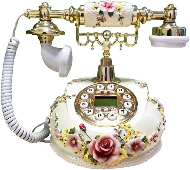Office Home Telephone Fixed Landline Pastoral Antique Telephone