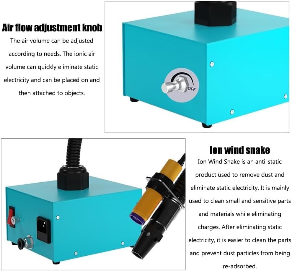 自己生成イオン化エアガン、静電気除去装置静電気防止イオン化装置