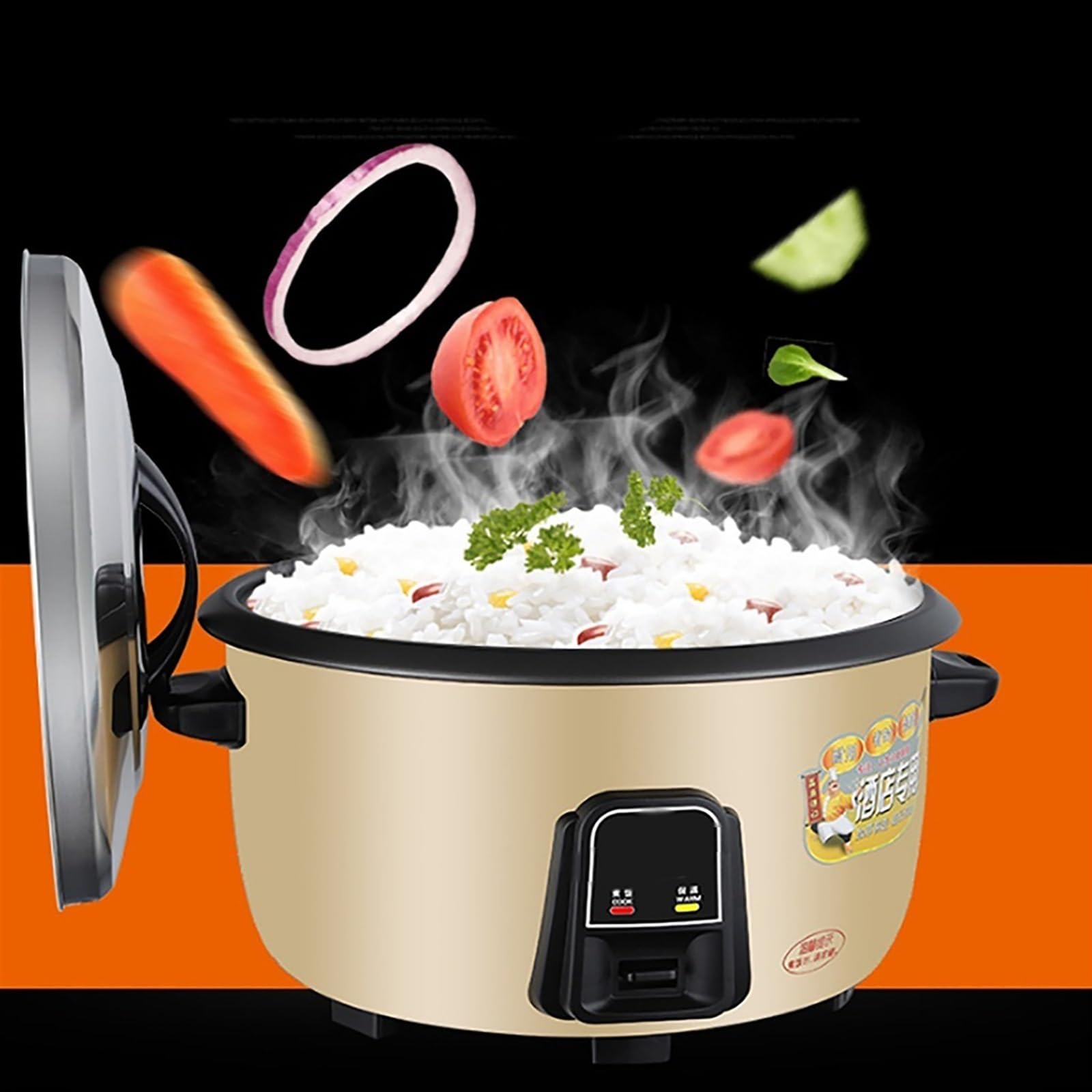 Olla arrocera comercial de Gran capacidad (8-45 L) para restaurantes, hoteles y escuelas, de 8 a 60 Personas, 220-240 V (13 L)