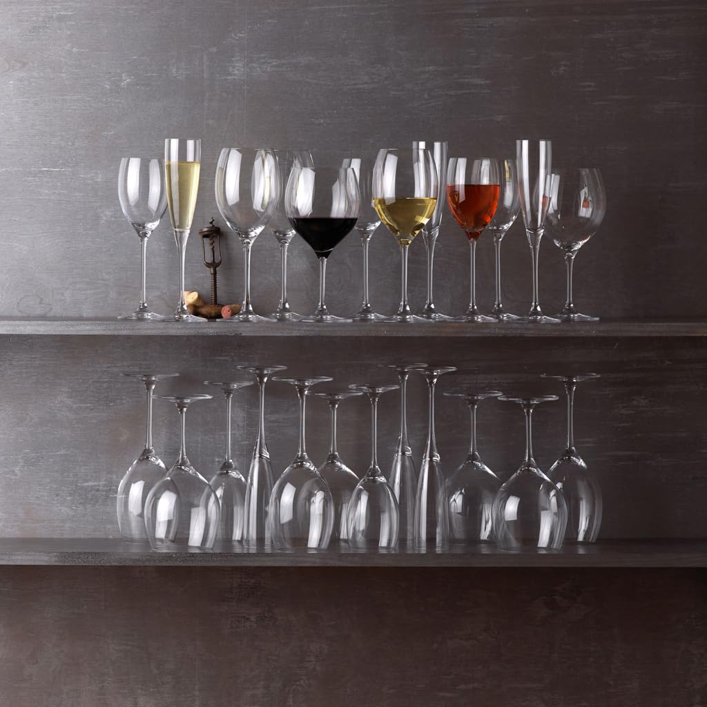 wine glasses with initials Colored Stemless Wine Glass (Set of 4) main image 1