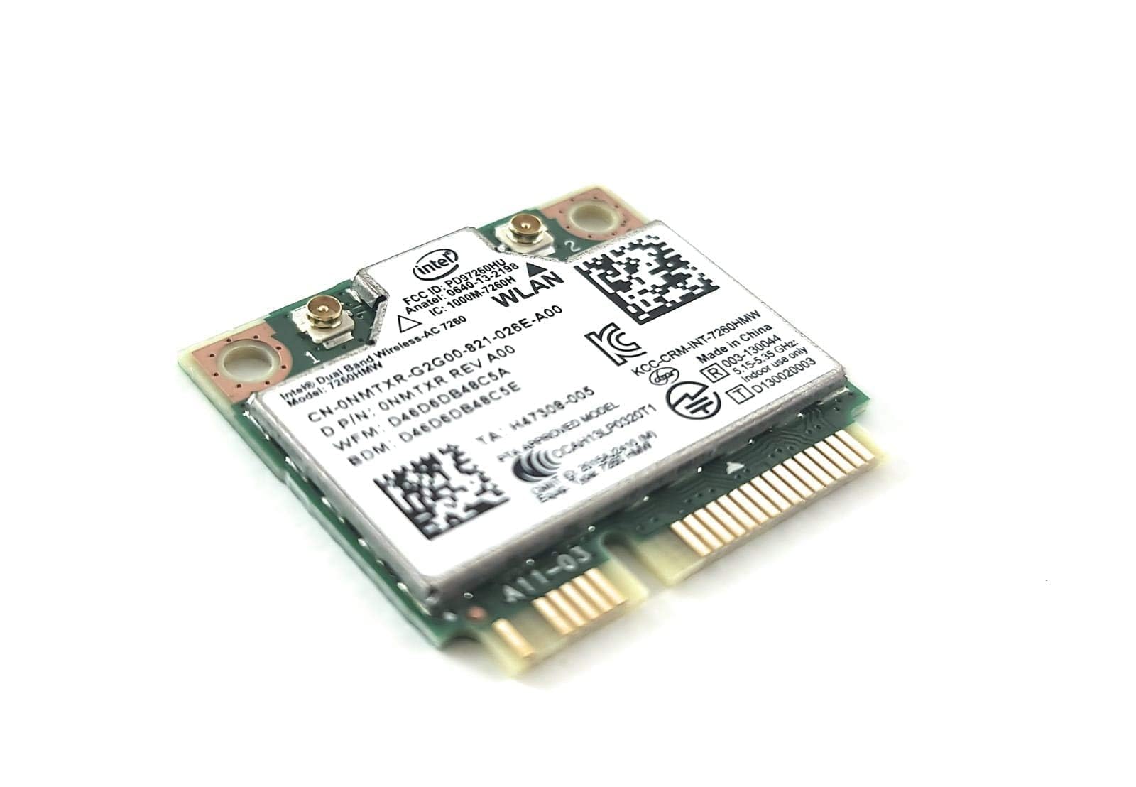 Amazon | Intel Dual Band Wireless - N 7260 7260hmw NB半分Mini PCIe