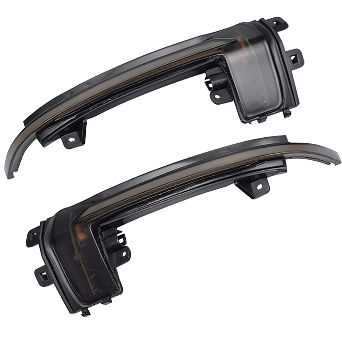 Indicatore di direzione dinamico Specchietto retrovisore Lente fumé Indicatore di direzione LED Indicatore di direzione Singal Compatibile con Audi A3 8P A4 A5 B8 Q3 A6 S6 SQ3 A8 D3 8K