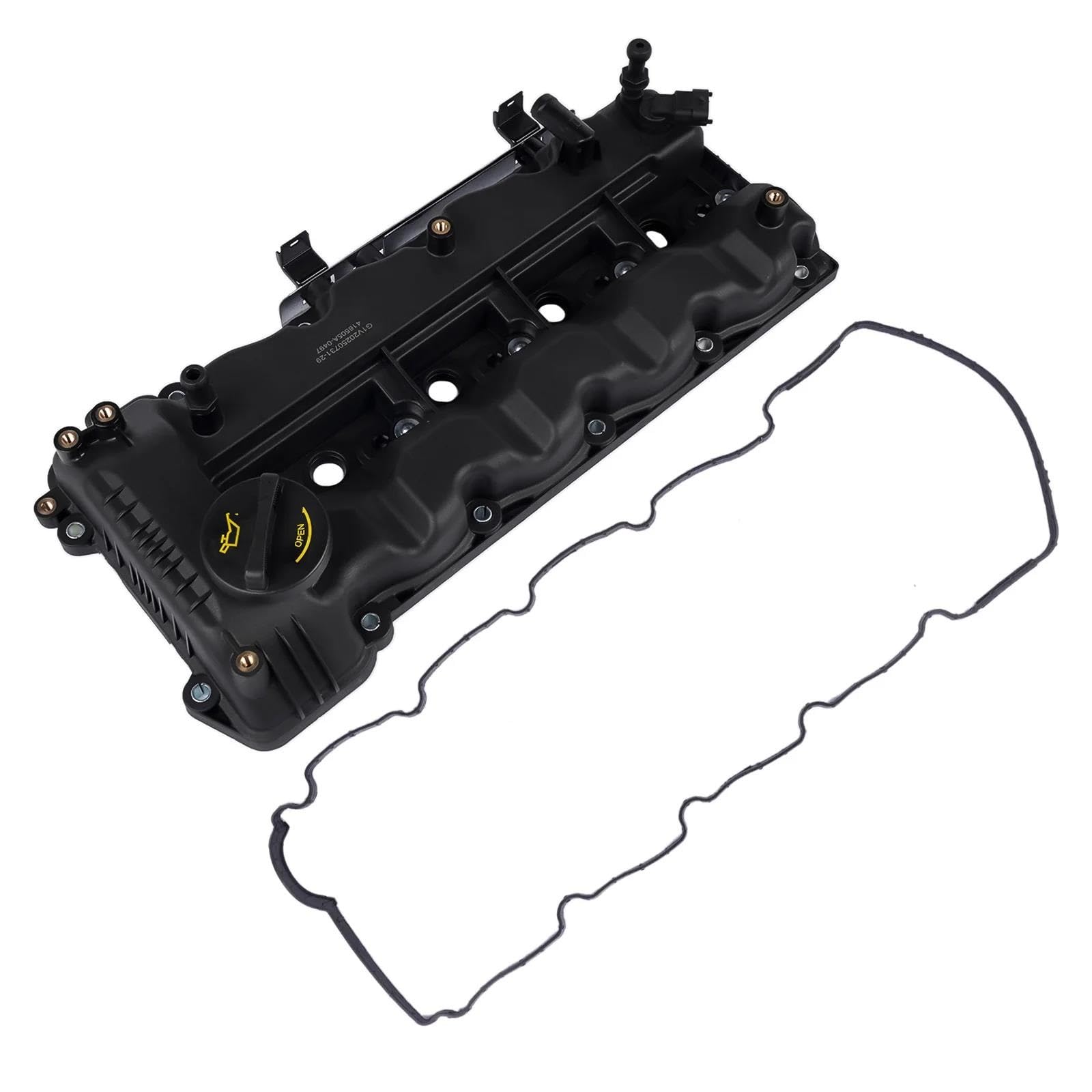 Tapa de balancines Conjunto De Cubierta De Válvula De Culata De Motor Para Hyundai I40 Ix35 Para Kia Para Carens Para Optima Para Sportage 1,7 CRDi D4FD Tapa de válvula con Junta