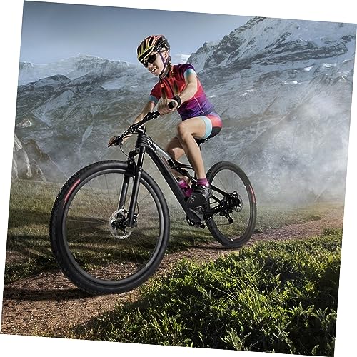 Fundas impermeables y térmicas para zapatos de ciclismo, antideslizantes, reutilizables, color negro miniatura 3