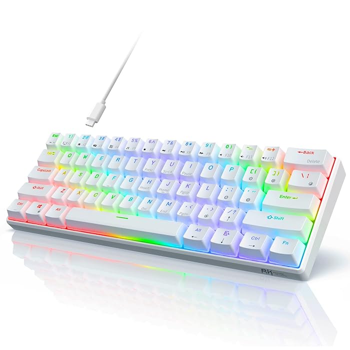 Buy RK ROYAL KLUDGE RK61 Wired 60 Mechanical Gaming Keyboard RGB