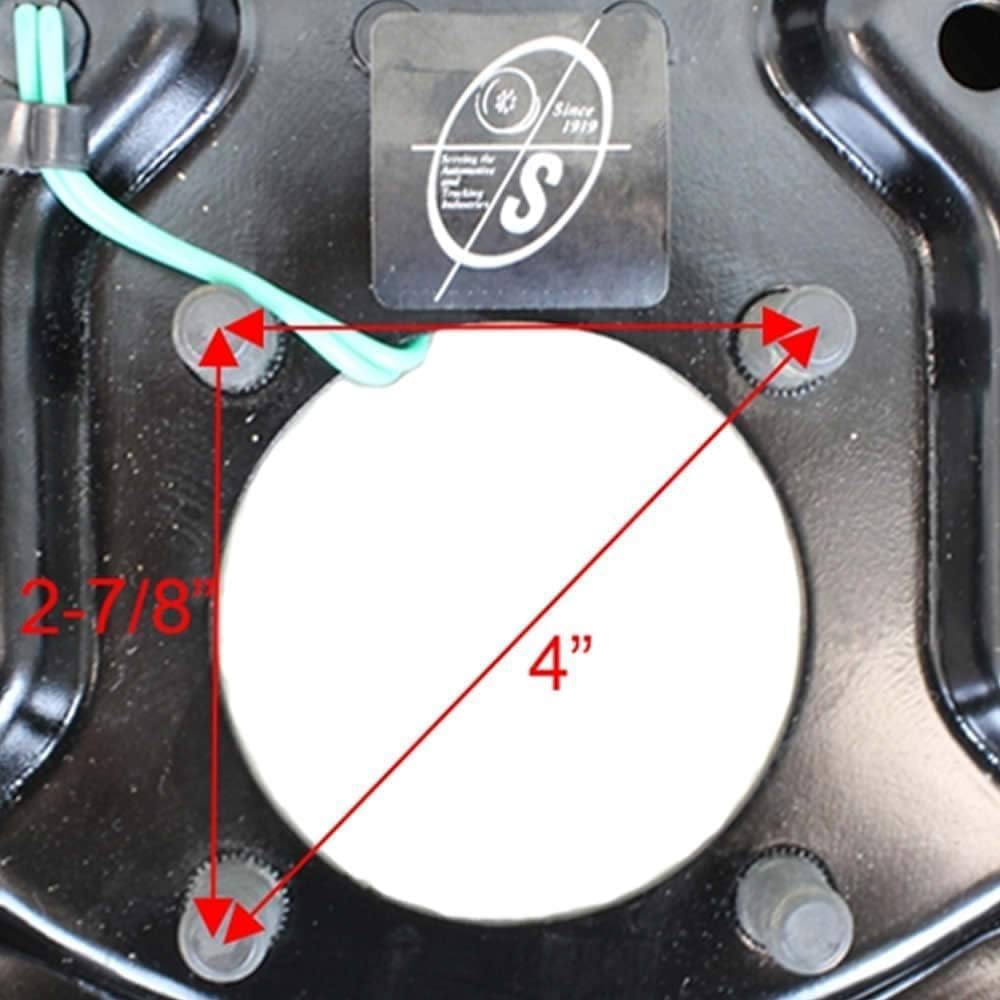 Southwest Wheel Pair 10" X 2 1/4" TruRyde Self-adjusting Electric Brakes (1 Right + 1 Left) No Hardware