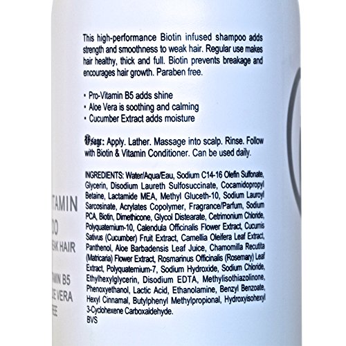 Shampoo per la crescita dei capelli con vitamina