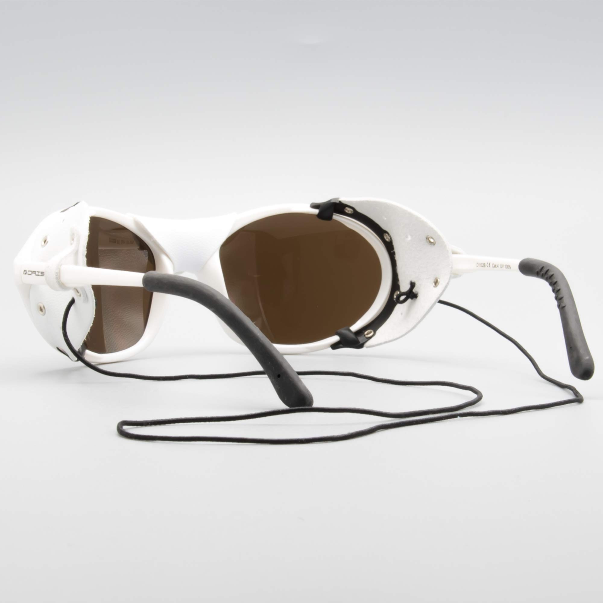 Daisan schmale Gletscherbrille Bergsteigerbrille mit Kat. 4 Scheiben Seiten und Nasenschutz
