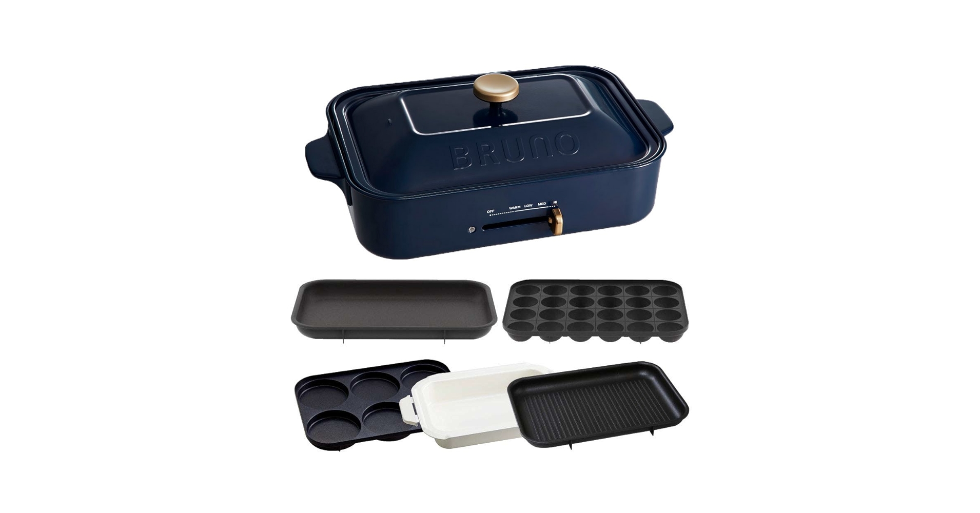 キッチン家電 BRUNO Compact Hot Plate Blue Gray Bruno Compact Hotplate | BRUNO MY Official Store | Kitchen