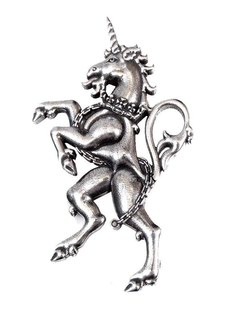 St Kilda Scottish Unicorn Kilt Pin Brooch