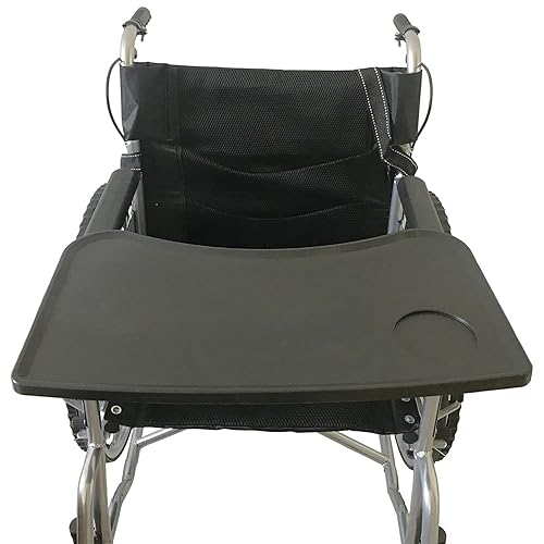 Wheelchair Tray, Detachable Wheelchair Table Removable Adult,Mobility Accessory Attachment Cup